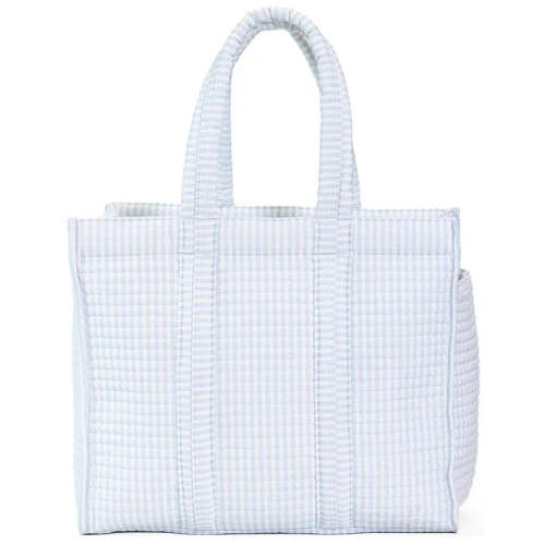 Blue Pimlico Stripe Quilted Go Go Tote
