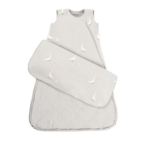 günamüna® Baby Bamboo Rayon with DIAPER-ZiPPER Sleep Bag 0.5 TOG - Goose - 3-9 Months