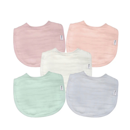 green sprouts® Muslin Bibs made from Organic Cotton (5 pack)