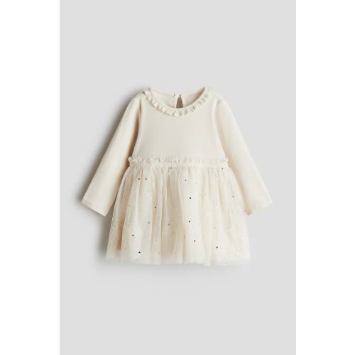 DRESS WITH TULLE SKIRT