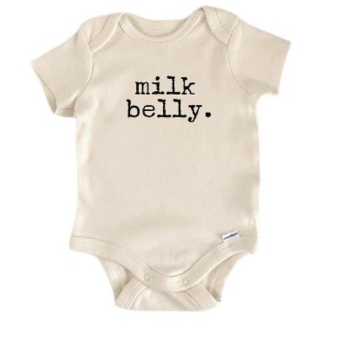 Milk Belly - Baby Boy Girl Clothes Infant Onesie® Funny Cute Newborn GS1 Multicolor 0-3M