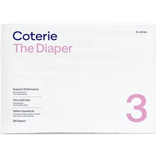 Coterie, Diaper Size 3, 28 Count