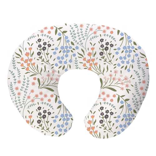 Coussin d'Allaitement -  Fleurs Colorées