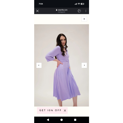 Lila Labor & Postpartum Gown in Lilac