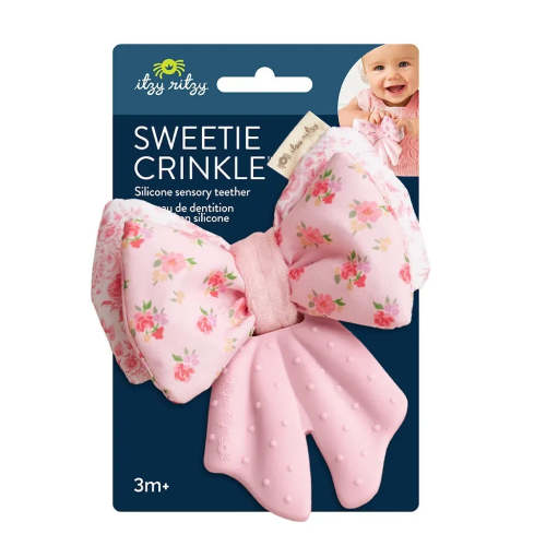 Sweetie Crinkle™ Bow Sensory Teether