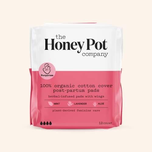 Maternity Pads with Wings | Post-Partum Sanitary Pads
– The Honey Pot - Feminine Care