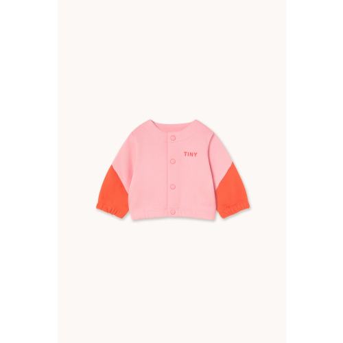 TINY COLOR BLOCK BABY JACKET pink | 9m