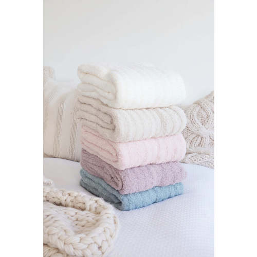 CuddleLane™ Luxe Blankets in Shell | Caden Lane