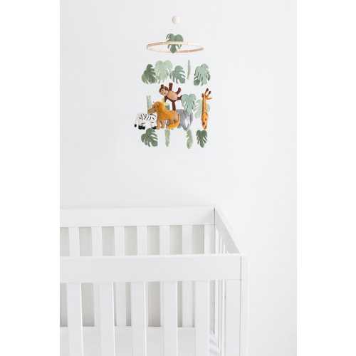Felt Jungle Animal Nursery Mobile: Safari Theme Decor