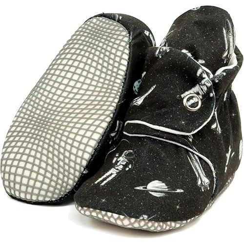 Ella Bonna Baby Booties Organic Cotton Muslin Newborn Baby Slippers Baby Boy Booties, Infant Girl Booties, 6-12 months, 0-6 Months, 12-18 Months, 0-3 Months, 18-24 Months, Toddler Shoes