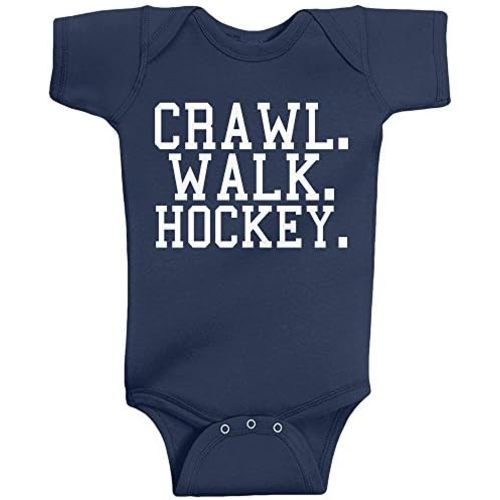 Threadrock Unisex Baby Crawl Walk Lift Fish Golf Soccer Hockey Infant Bodysuit