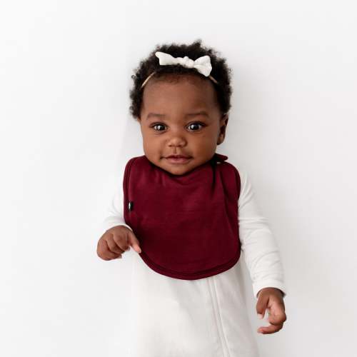 Cushy Bib in Burgundy