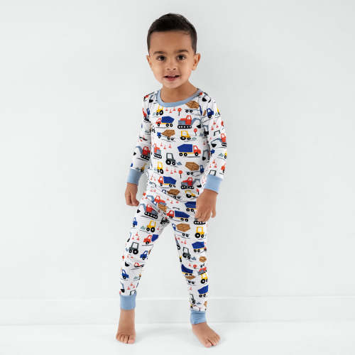 Construction Two-Piece Pajama Set - Little Sleepies