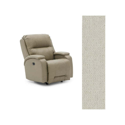 Storytime by Best Chairs Maverly Power Cozzia Swivel Glider Recliner W/ Heat & Massage | Bambi Baby