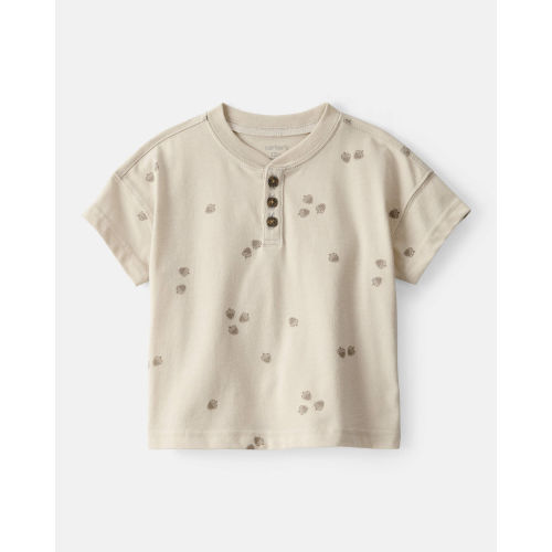 Baby Boy Acorn Short-Sleeve Tee - Brown - Carter's | Carter's