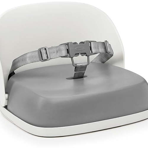 Perch Booster Seat With Straps - Grey