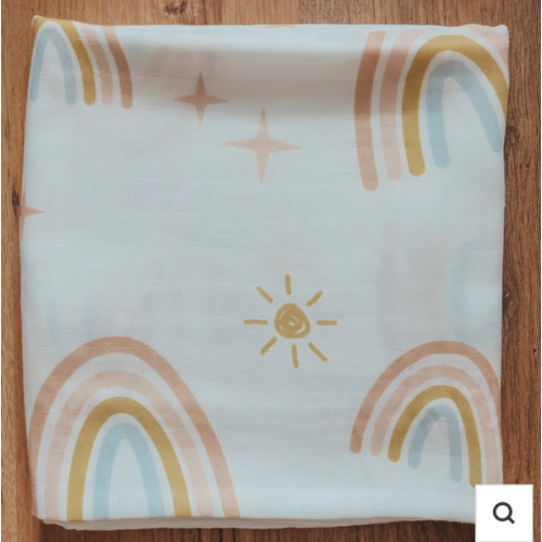 Rainbow Swaddle Blanket | Bamboo and Cotton