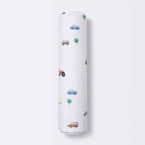 Muslin Swaddle Blanket - Cloud Island™ Trucks
