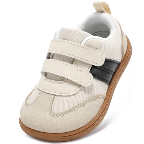 STQ KIDS Toddler Wide Toe Box Shoes:Boys Barefoot Shoes Kids Walking Shoes Boy Sneakers Non-Slip Zero Drop Shoes,Toddler First Walking Shoes Comfort Tennis Outdoor Activities