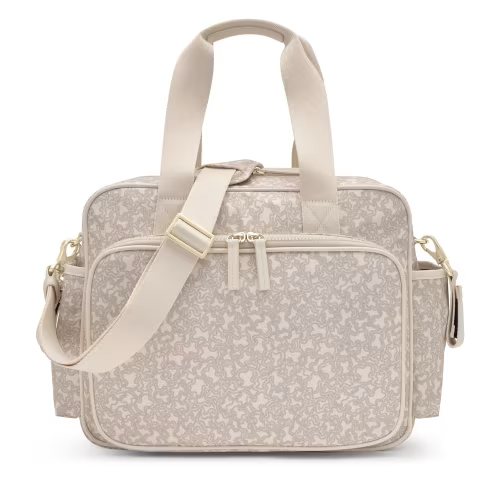 Beige Diaper bag Kaos Mini Lines Soft