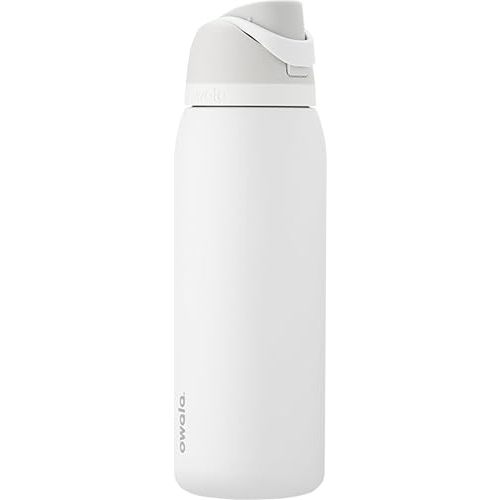 Owala FreeSip Stainless Steel Water Bottle 40 oz Shy Marshmallow