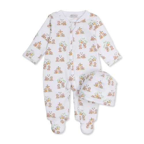 Honey Bee Cubs Zip Footie & Hat Set