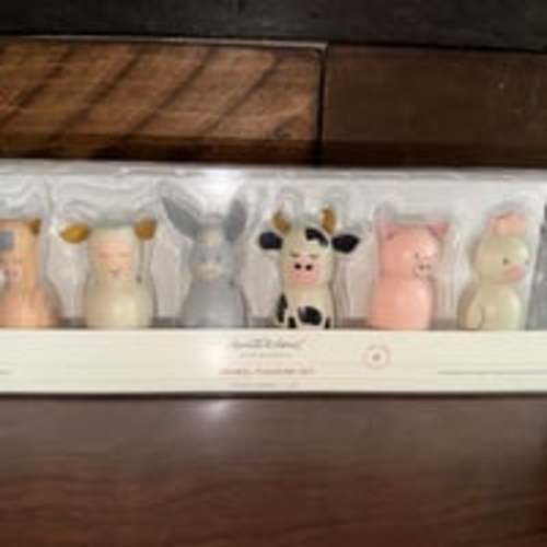 Hearth and Hand wooden farm animal figurines