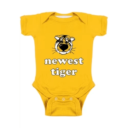 Mizzou Tigers Missouri Tigers GOLD Baby Newest One Piece - 10196624