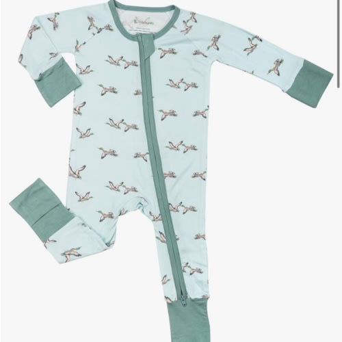 LollyBanks Baby Pajamas, 2-Way Zipper Romper, 95% Viscose Made from Bamboo and 5% Spandex, Baby Sleepers