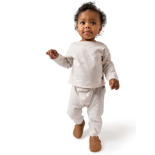 Modern Moments by Gerber Baby Boy Box Fit Top and Harem Pant Outfit Set, 2-Piece, Sizes 0/3 Months - 24 Months