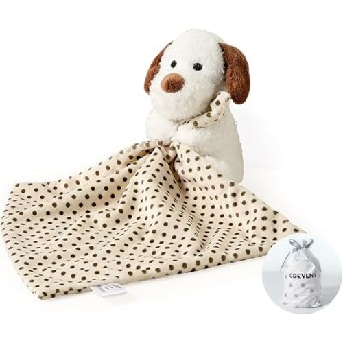CREVENT Mantas de seguridad de cara de animales de felpa suave para niños y niñas, grandes regalos para cumpleaños, baby shower, perro abrazando