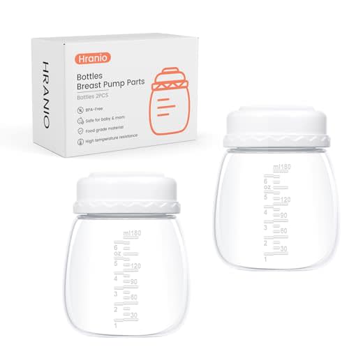 Breast Pump Parts Compatible with Spectra Bottles for Pumping Spectra Replacement Pump Parts Pump Bottles, Breast Pump s1/s2/9 Plus, Not Original Accessories, 2 Count