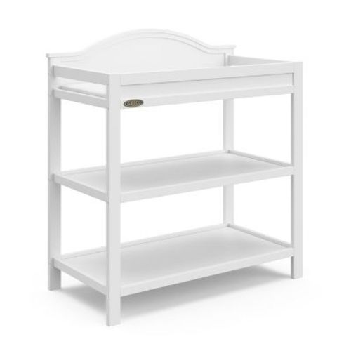 Graco Story Changing Table with Water-Resistant Changing Pad White
