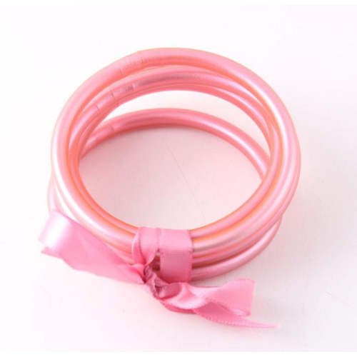 Light Pink Jelly Bangles – Gray Children's Boutique