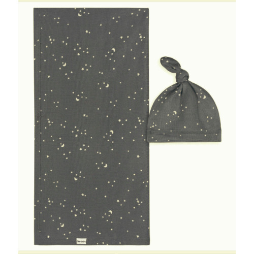 2-Piece Baby Boys Stars & Moon Swaddle and Cap Set – Gerber Childrenswear