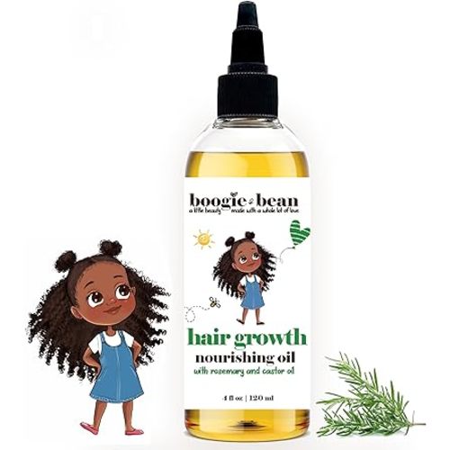 Natural Hair Growth Oil for Kids and Infants - Rosemary Oil for 4c Black Hair, Non-GMO
