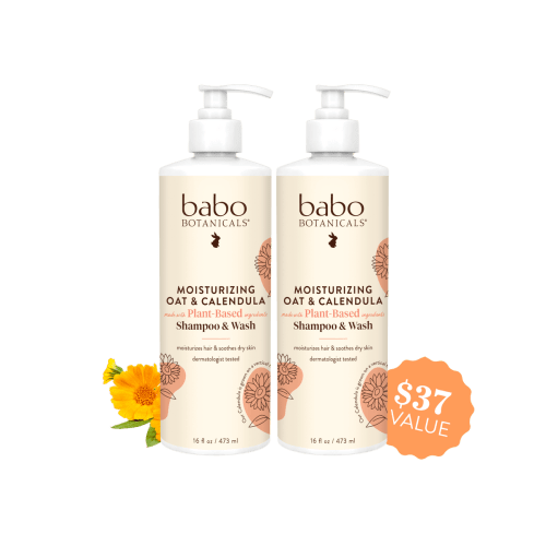 Moisturizing Oat & Calendula Shampoo & Wash Duo