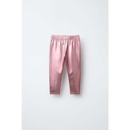 METALLIC EFFECT LEGGINGS - 140 | ZARA United States