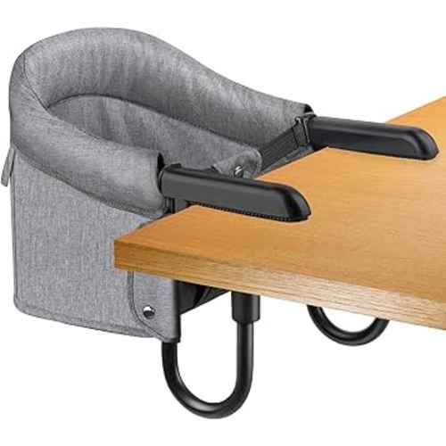 Hook On High Chair, Attach to Fast Table Chair,Clip on High Chairs to Table,Foldable Storage Feeding Baby Seat for Baby Toddler Home and Travel,Lightweight Space-Saving Design,Portable High Chairs