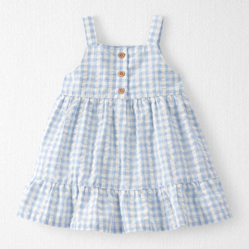 Baby Girl Gingham Dress Made with Organic Cotton | Carter’s Oshkosh Canada