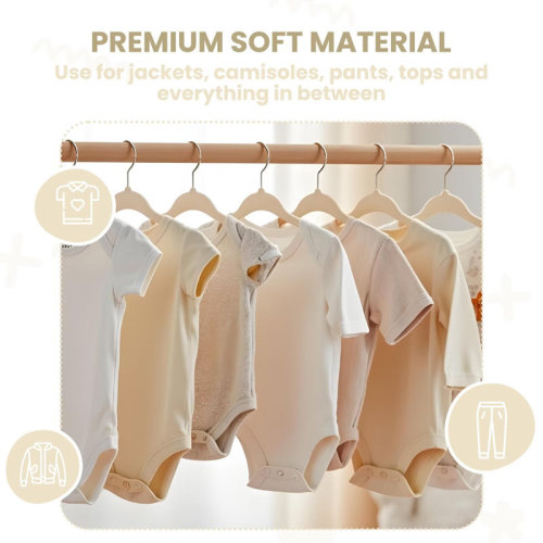 Gemma Violet 30 Pack Kids Velvet Hangers