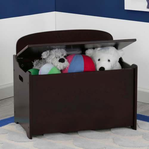 Delta Children MySize Deluxe Toy Box - Dark Chocolate (207)