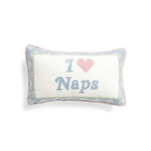 9x15 I Love Naps Needlepoint Pillow | Home | T.J.Maxx