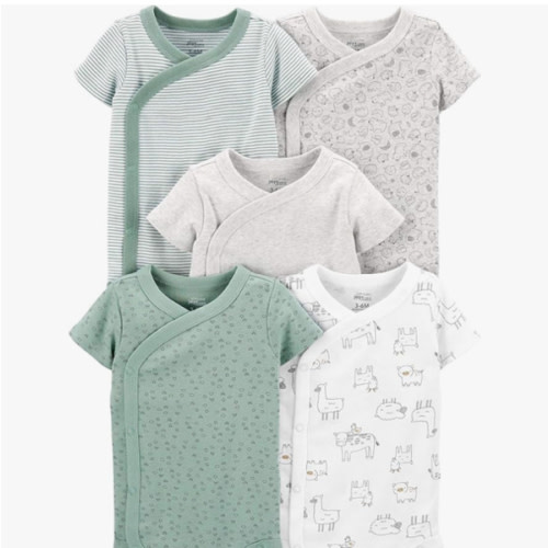 Simple Joys by Carter's unisex-baby 5-pack Side Snap Short-sleeve Bodysuit