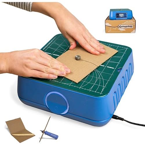 Chompshop ChompSaw Cardboard Cutter, Kid-Friendly Power Tool, Ages 3+