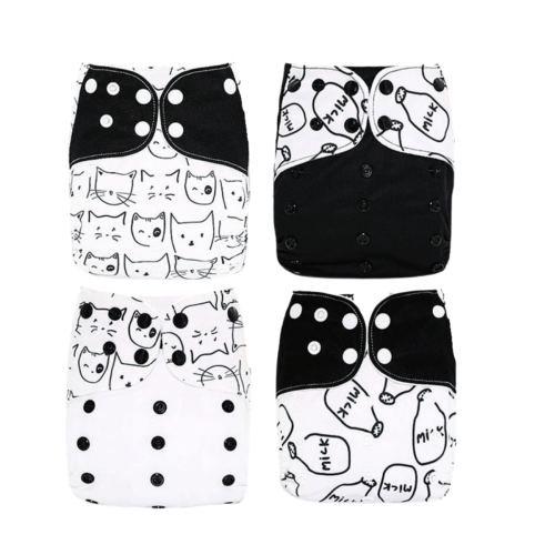 Reusable Nappies | 4 Pack
