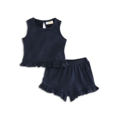 Girls' Knit Gauze Top & Shorts Set, Baby - Exclusive