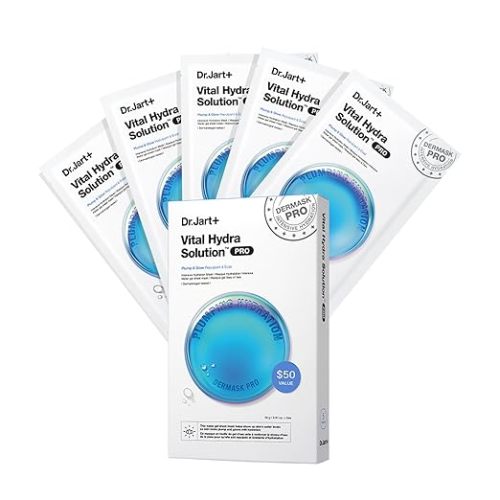 Dr.Jart+ Dermask Vital Hydra Solution Face Mask with Hyaluronic Acid | 5 Pack
