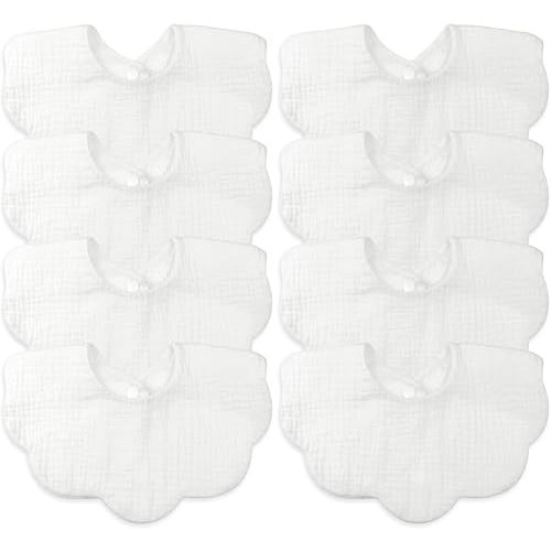 Baby Bibs Muslin Drool Teething Drooling Bibs for Baby Girl Boy Muslin Cotton