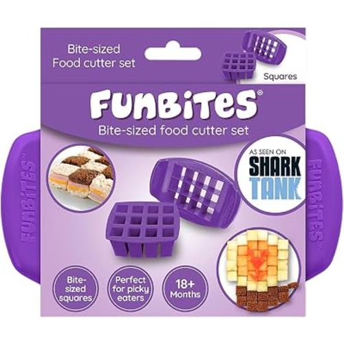 Sandwich Cutter for Kids Lunch, Crustless Bento 2-Pc Set, 1 Pack